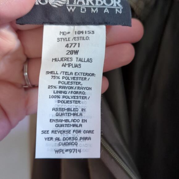 Sag Harbor Dark Green Skirt - 20W - Elegant & Versatile! 0167 - Picture 5 of 7